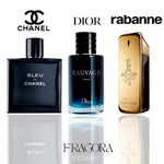 Bleu Chanel, Dior Sauvage & One million