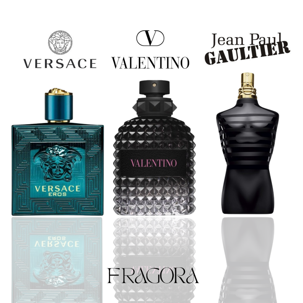 Versace Eros, Valentino Born in Roma & Le Male Le Parfum