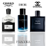 Creed Aventus, Dior Sauvage & Bleu Chanel
