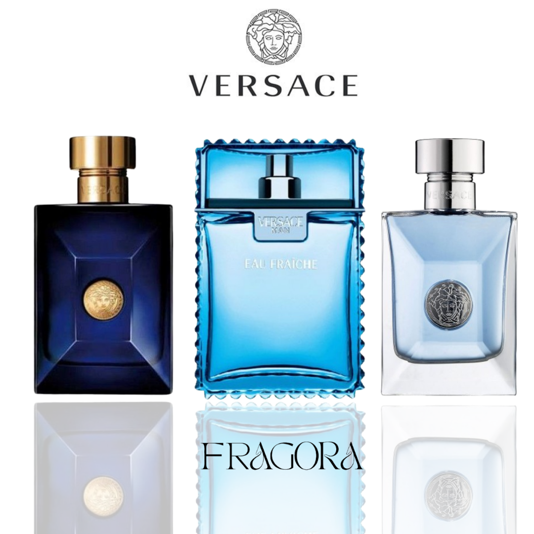 Versace Dylan Blue, Versace Man Eau Fraiche & Versace Pour Homme