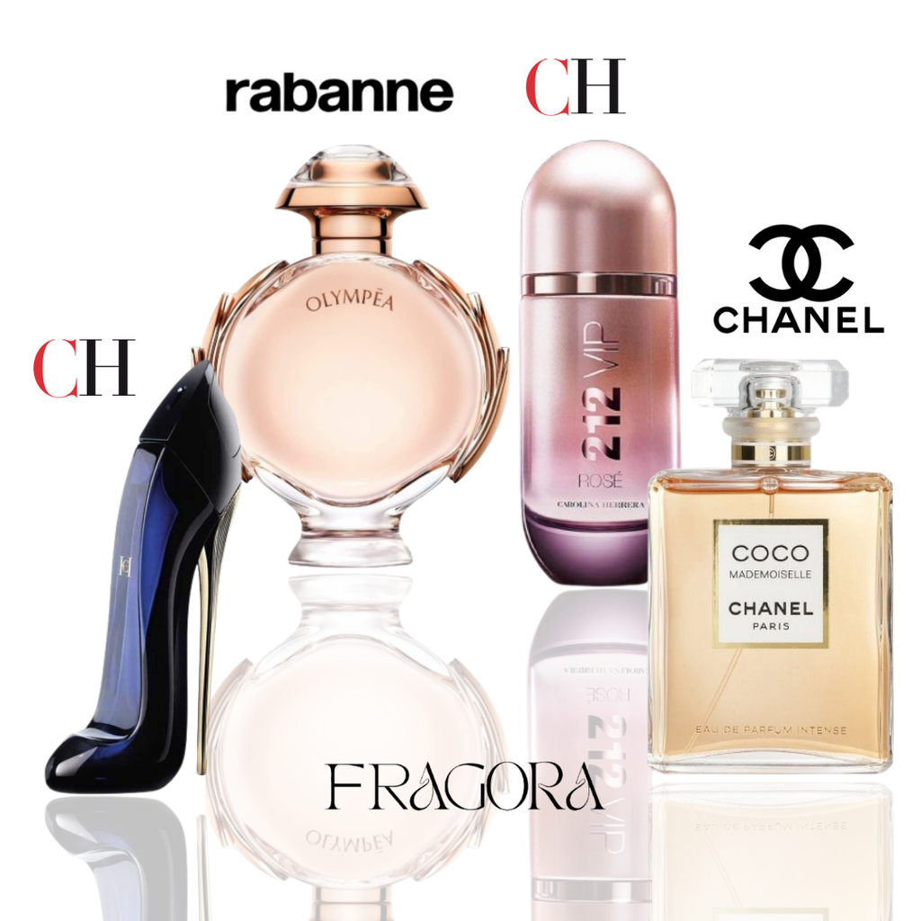 Good Girl, Coco Chanel, 212 VIP Rose & Olympea