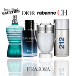 Le Male, Dior Sauvage, Invictus & 212 Men
