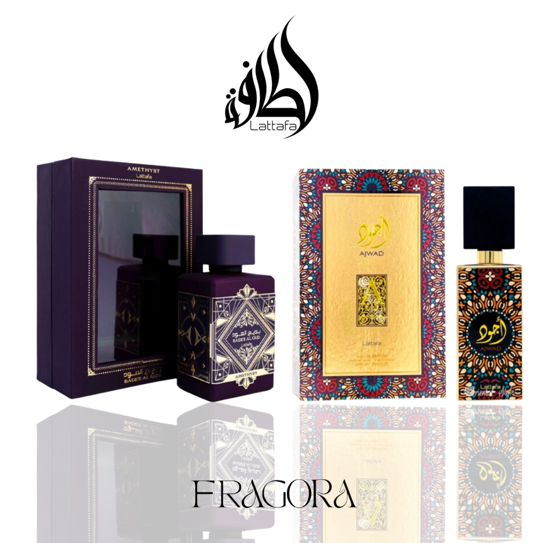 Amethyst Lattafa & Ajwad Lattafa en Estuches de Lujo